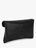 Carvela Stargaze crystal embellished envelope clutch bag, black, UK version