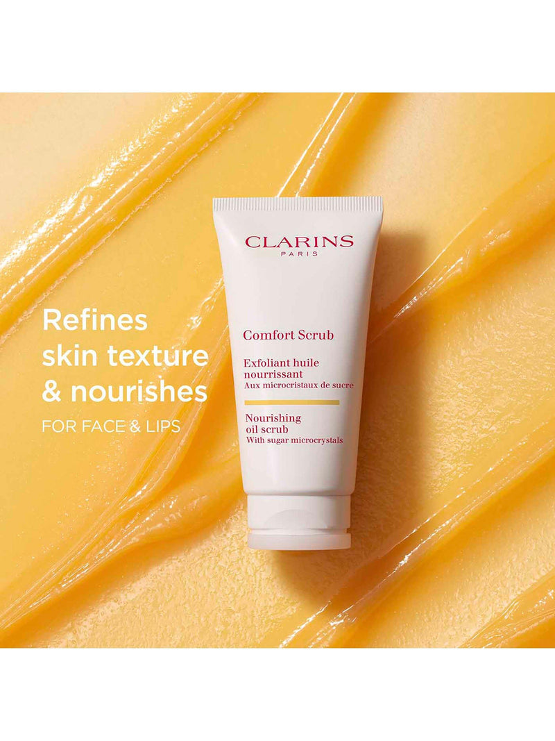 Clarins Comfort Scrub 50ml gentle exfoliator for dry skin, UK version