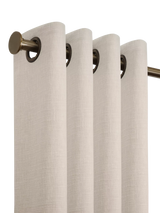 John Lewis John Lewis Select Classic Eyelet Curtain Pole with Disc Finial Wall Fix 25mm- Buy online at McGrocer