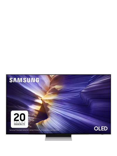 John Lewis Samsung S90F OLED HDR 4K Ultra HD Smart AI TV, 77 inch, Black- Buy online at McGrocer