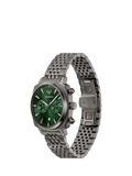 Emporio Armani chronograph green dial watch 40mm, imported from the UK