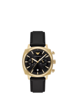John Lewis Emporio Armani AR11690 Men's Chronograph Watch, Black- Buy online at McGrocer