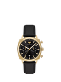 Emporio Armani chronograph watch black 40mm - British product