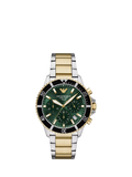Emporio Armani World Explorer solar watch 43.5mm green dial (British brand)