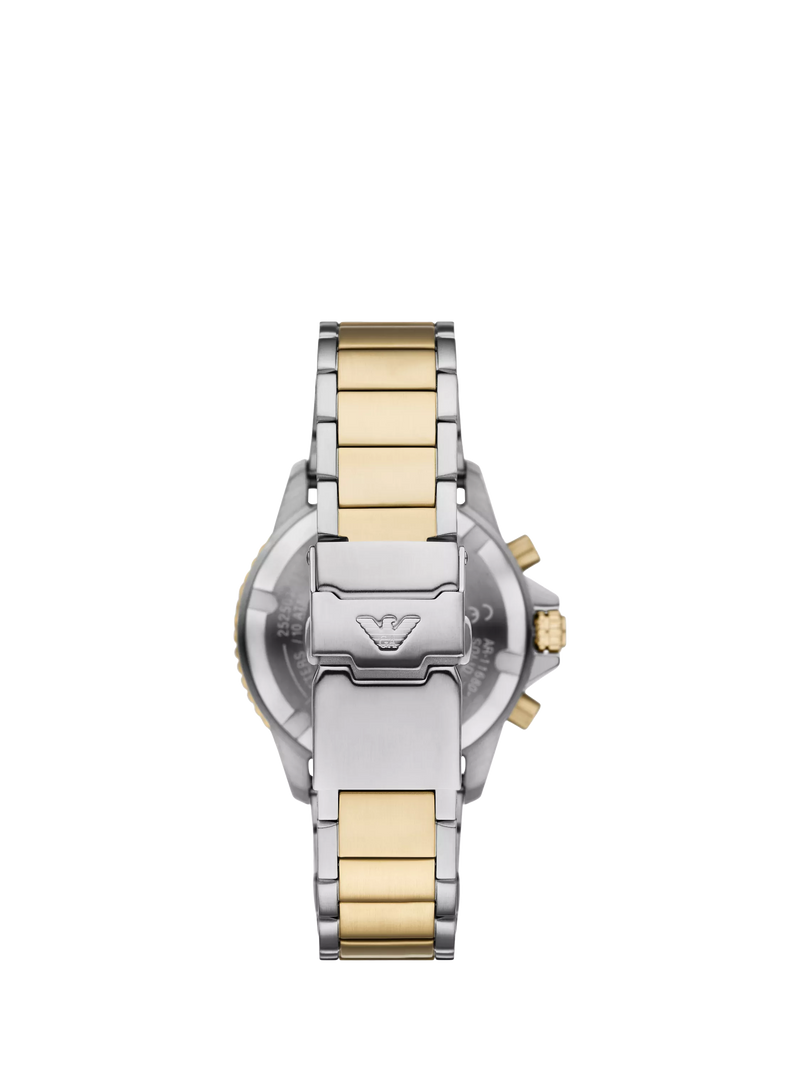 Emporio Armani World Explorer solar watch 43.5mm green dial (British brand)