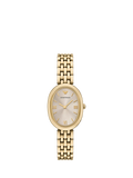 Emporio Armani oval gold-tone watch 34mm - British product
