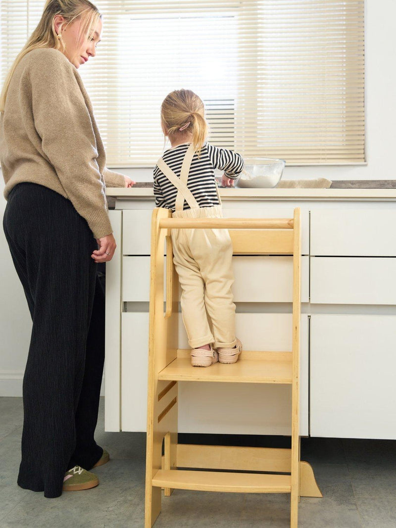 Tutti Bambini Helping Hands toddler learning tower natural (British brand)