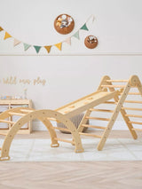 John Lewis Tutti Bambini Scala Montessori Pikler Climbing Set Natural- Buy online at McGrocer