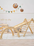 Tutti Bambini Pikler climbing set natural wood finish, UK version