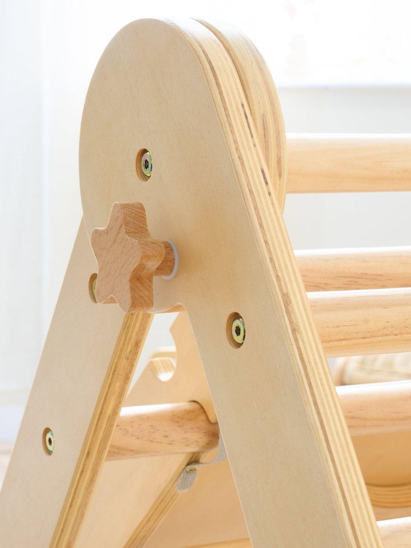 Tutti Bambini Pikler climbing set natural wood finish, UK version