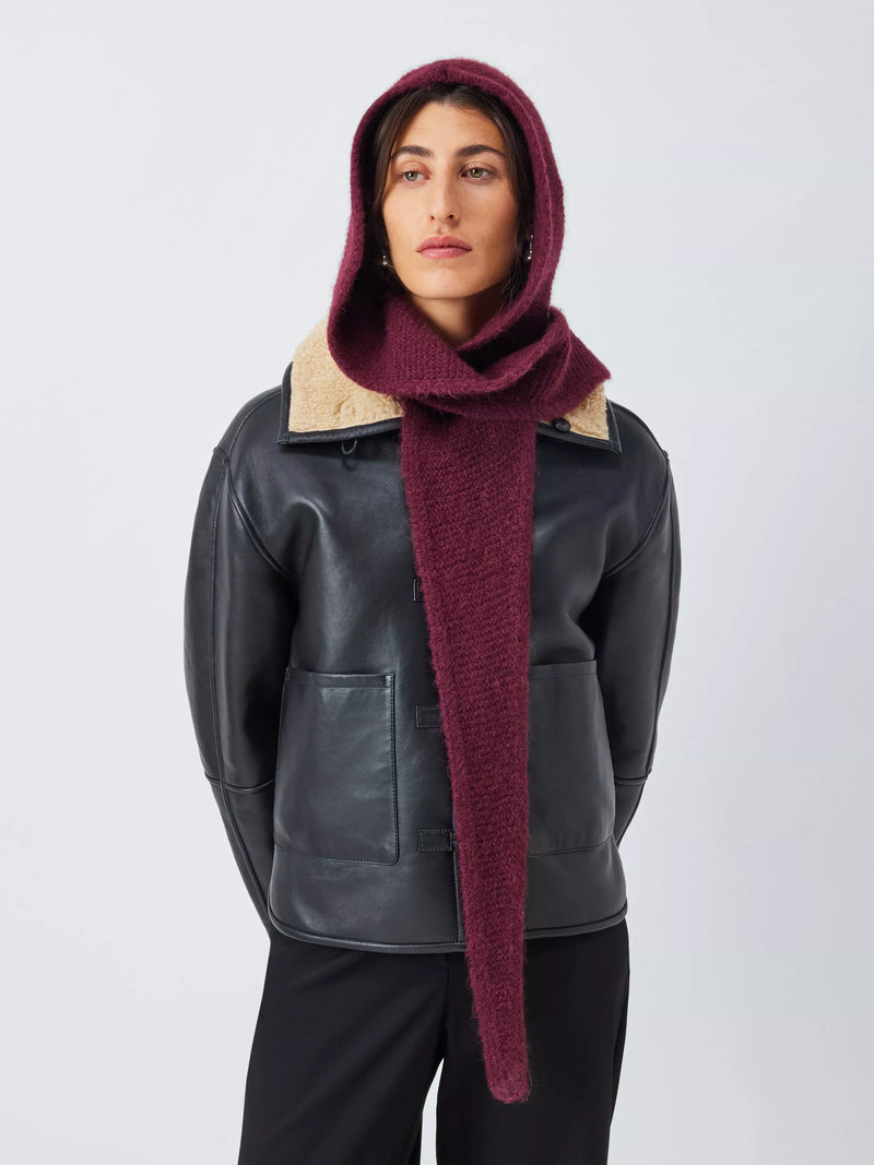 John Lewis wool blend hood scarf, imported from the UK