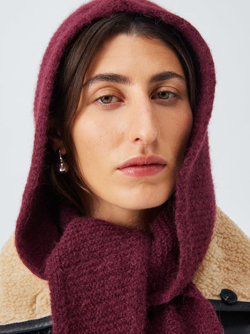 John Lewis wool blend hood scarf, imported from the UK