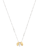 John Lewis Coach Mixed Signet Rondelle Pendant Necklace, Two-tone- Buy online at McGrocer