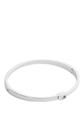 Coach silver rhodium plated bangle with C hardware - British product