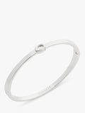 Coach silver rhodium plated bangle with C hardware - British product