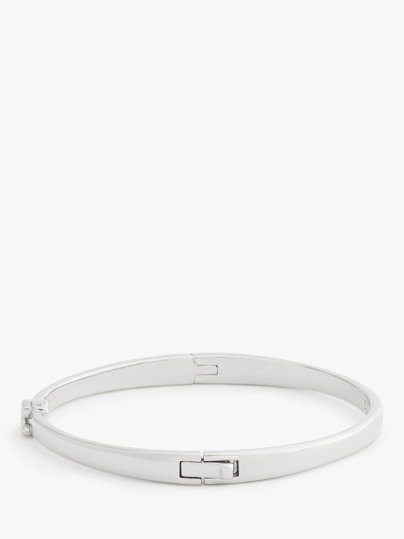 Coach silver rhodium plated bangle with C hardware - British product