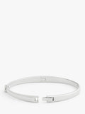 Coach silver rhodium plated bangle with C hardware - British product