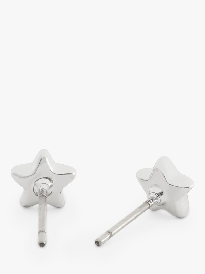 Coach crystal star necklace and earring set, rhodium (British brand)
