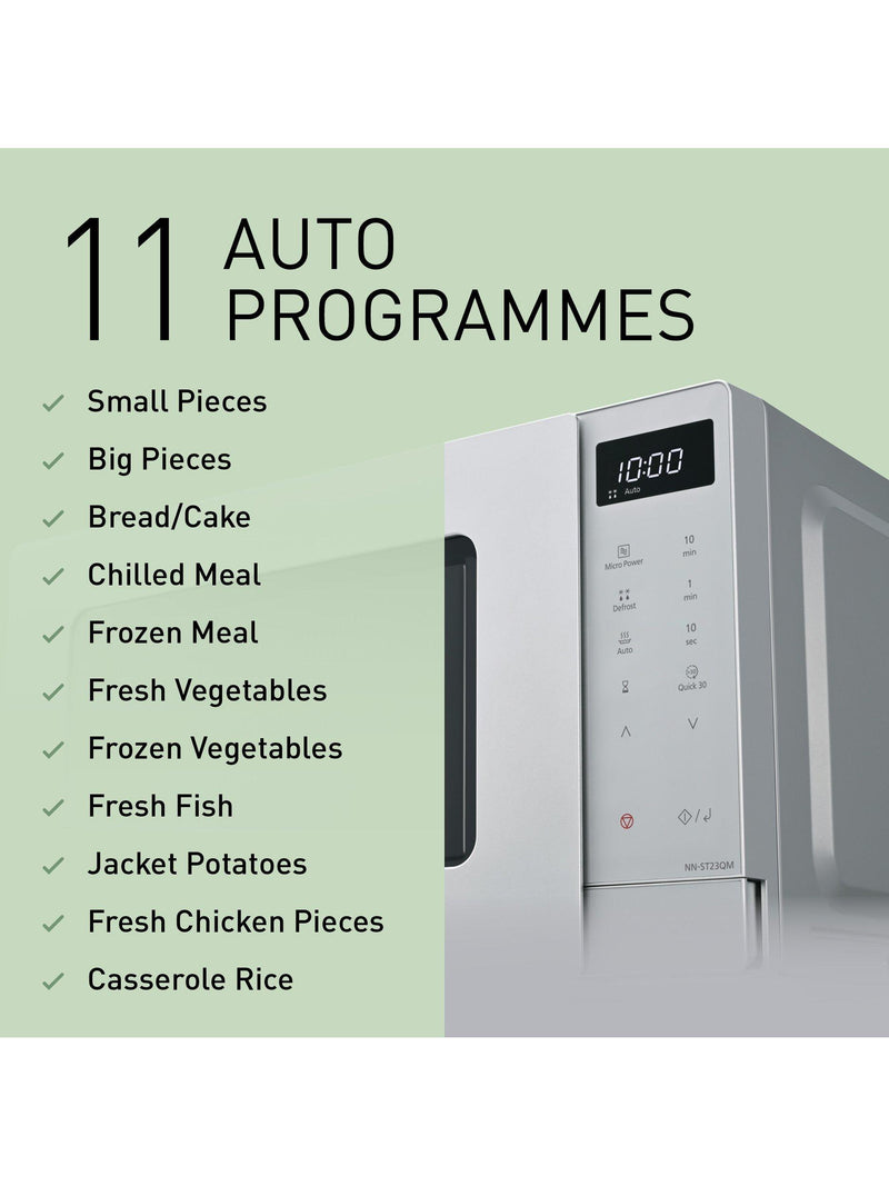 Panasonic microwave 20L silver (British brand)
