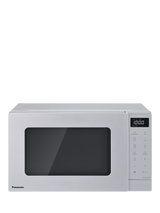 John Lewis Panasonic NN-GT23QMBPQ Microwave with Grill, 20L, Silver- Buy online at McGrocer