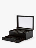 WOLF Axis vegan leather watch box 10 piece - British product