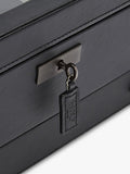 WOLF Axis vegan leather watch box 10 piece - British product