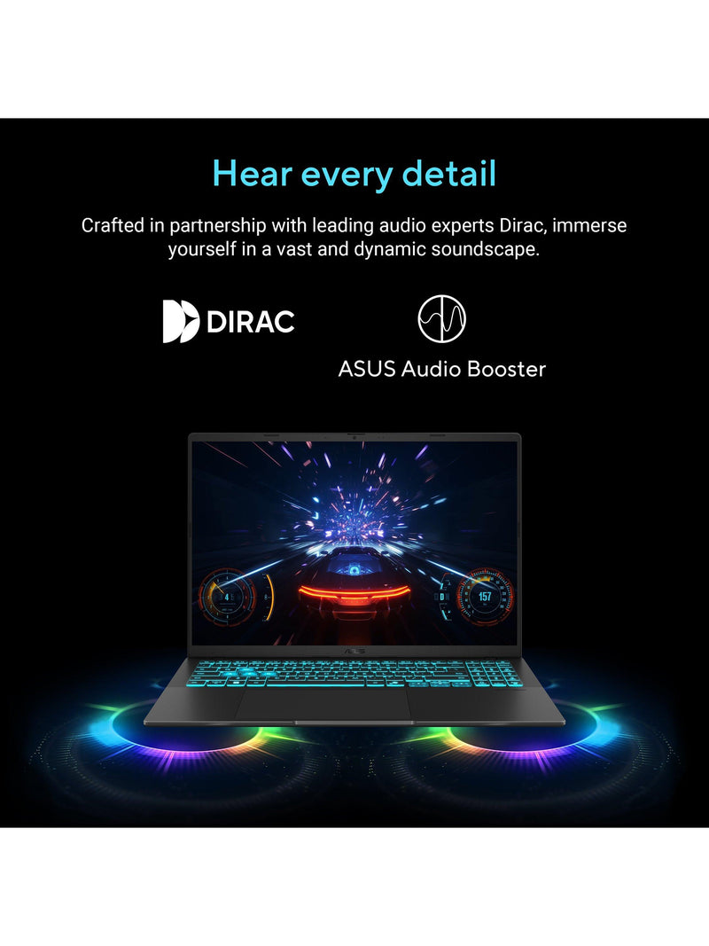 ASUS V16 gaming laptop Intel Core 7 RTX 5050 16 inch, UK version