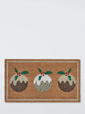 John Lewis trio of puddings door mat 40x70cm, imported from the UK