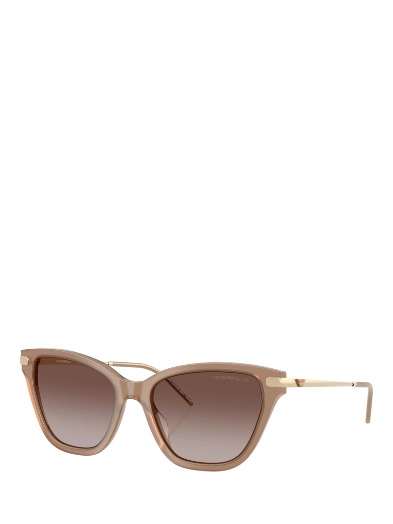 Emporio Armani cat's eye sunglasses brown frame (British brand)