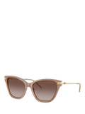 Emporio Armani cat's eye sunglasses brown frame (British brand)