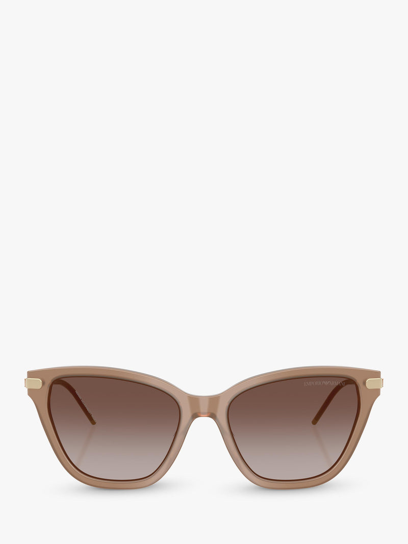 Emporio Armani cat's eye sunglasses brown frame (British brand)