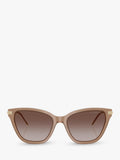 Emporio Armani cat's eye sunglasses brown frame (British brand)