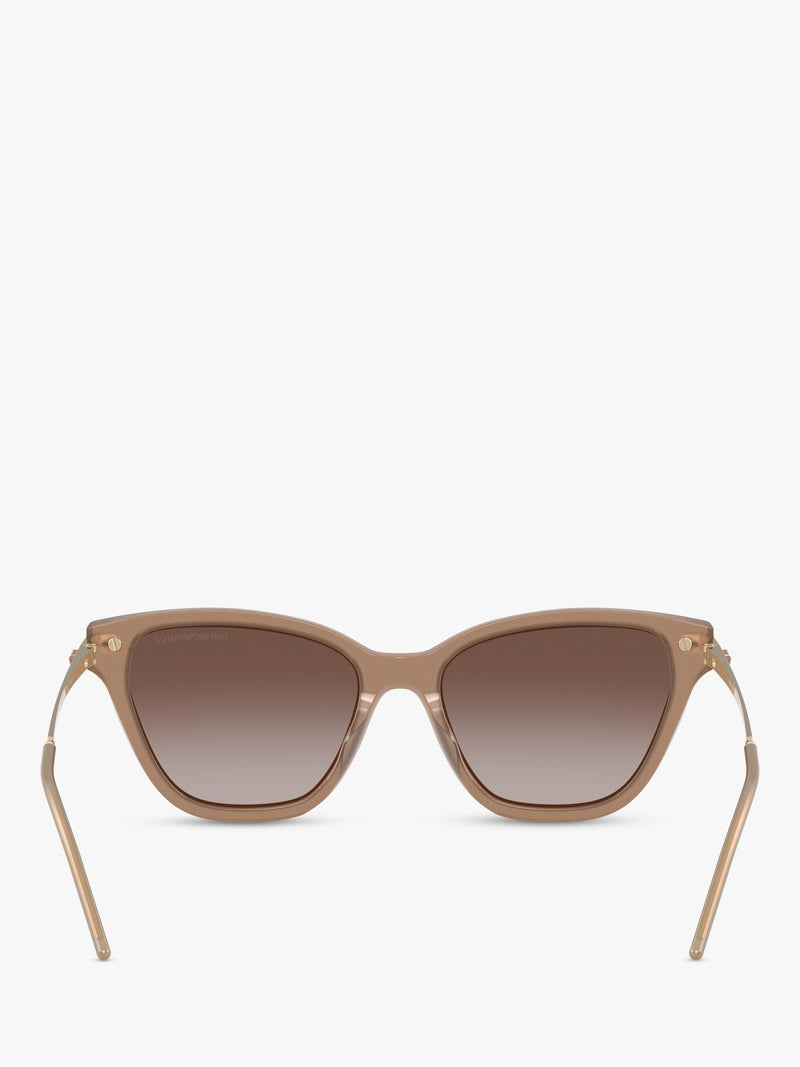 Emporio Armani cat's eye sunglasses brown frame (British brand)