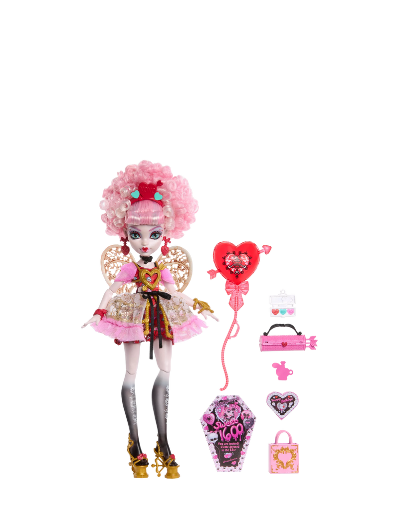 Monster High Cupid Asteria doll Scary Sweet Birthday - British product