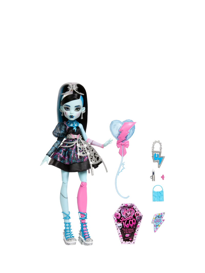 Monster High Frankie Stein Scary Sweet Birthday doll with accessories - British product