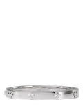 kate spade hinged flower bangle silver plated (British brand)