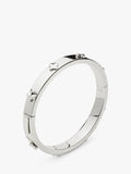 kate spade hinged flower bangle silver plated (British brand)