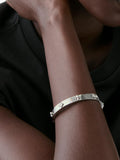 kate spade hinged flower bangle silver plated (British brand)