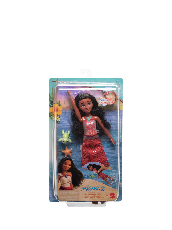 Colour Change Swimming Fashion Doll with Articulated Limbs and Accessories