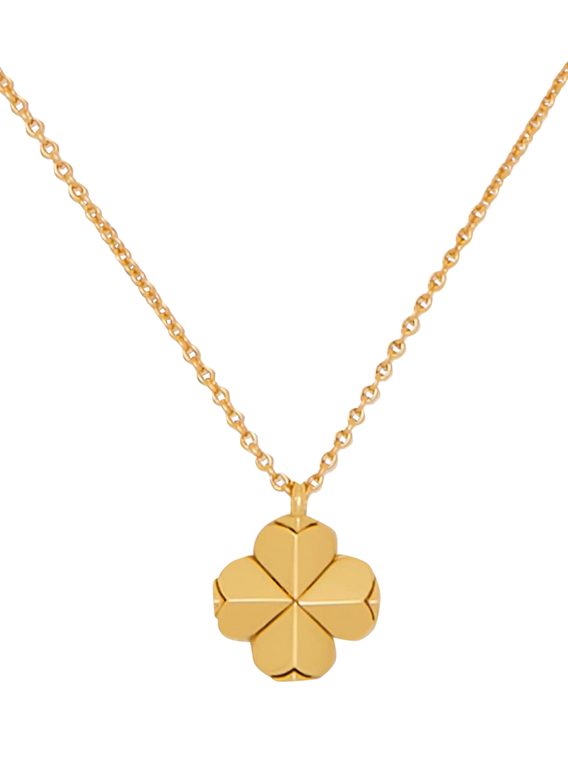 kate spade new york clover necklace gold, UK version