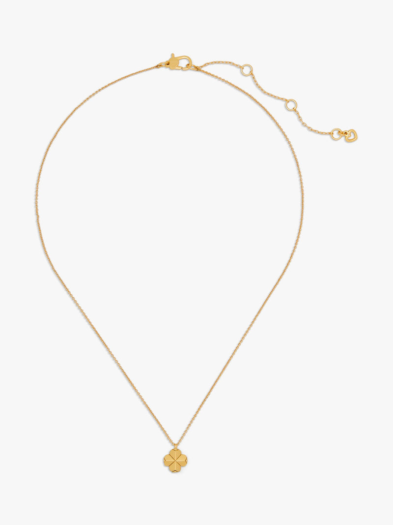 kate spade new york clover necklace gold, UK version