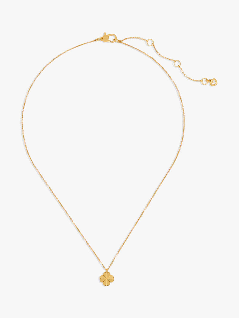 kate spade new york clover necklace gold, UK version