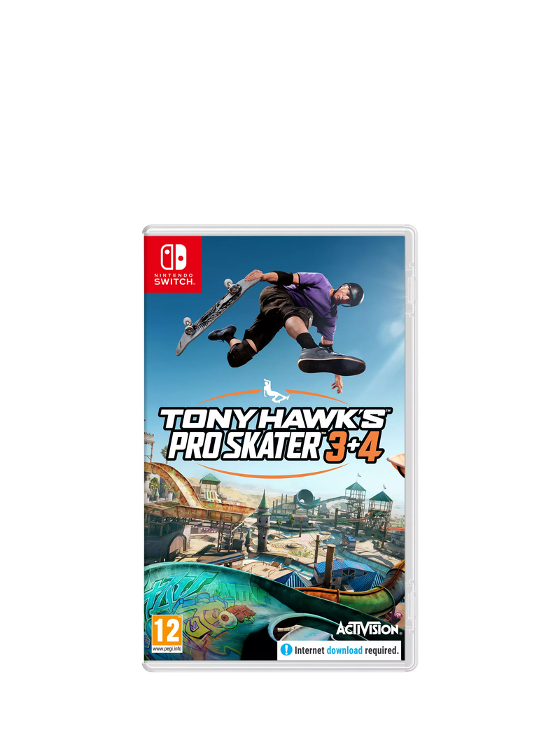 Nintendo Tony Hawk's Pro Skater 3+4 Switch game (British brand)