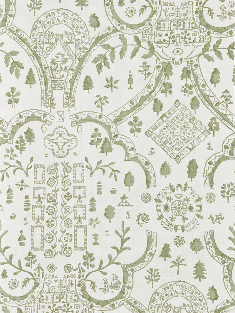 Sanderson Topiary View wallpaper 10.5m x 52cm, imported from the UK