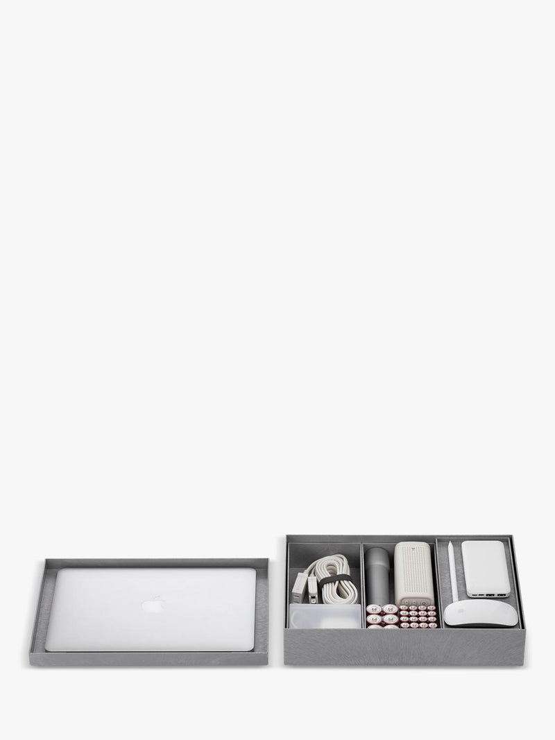Like-it nesting organiser set of 4 deep white boxes, UK version