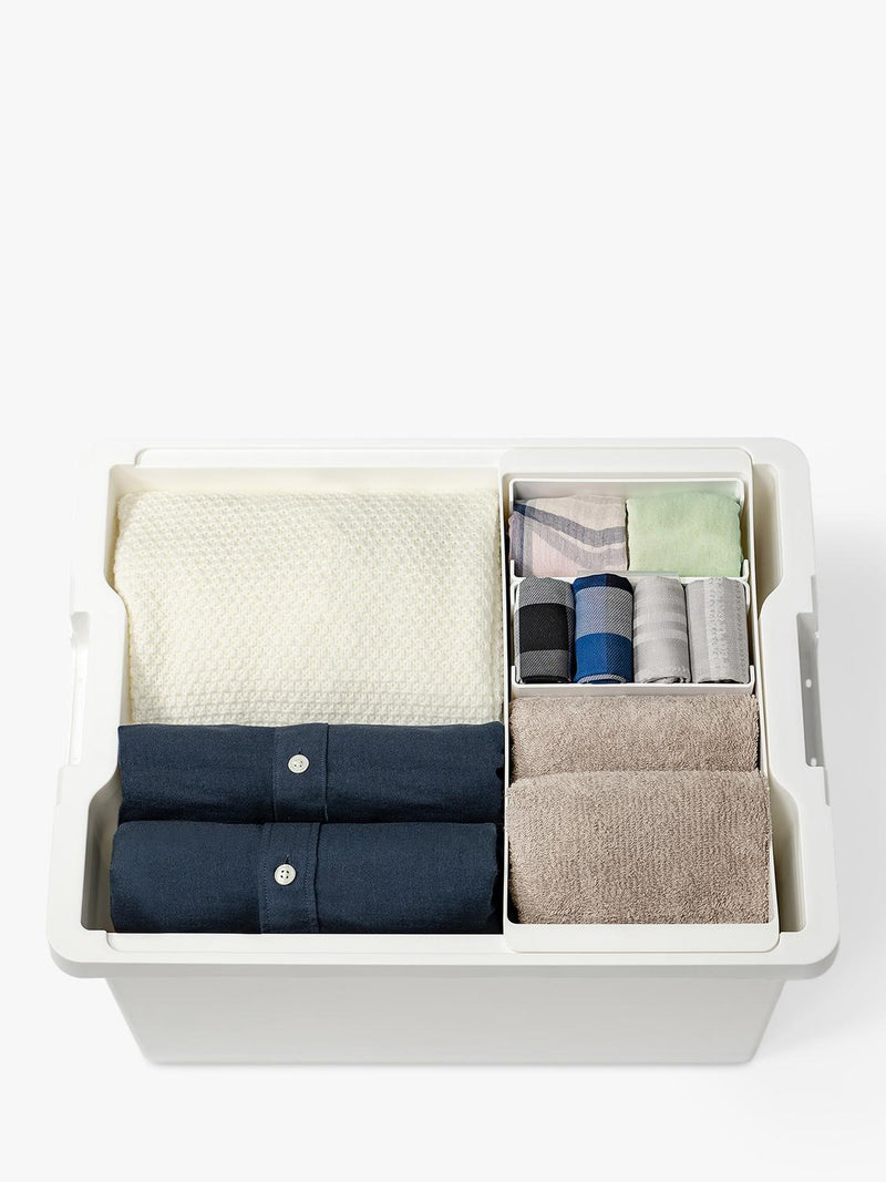 Like-it storage container shallow with tray 24L - British product