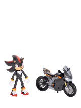 John Lewis Sonic the Hedgehog 3 Action Figure Shadow with Motorcycle - 5 inch (13cm)- Buy online at McGrocer