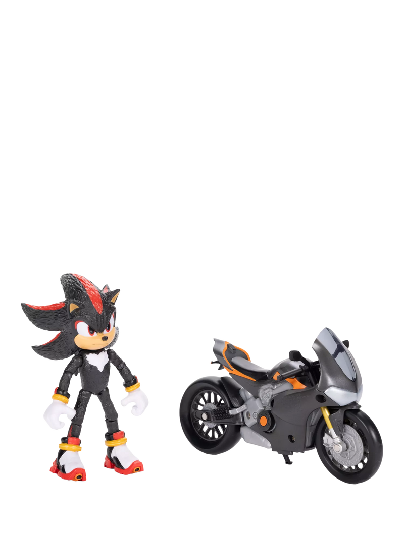 Sonic Shadow action figure with motorcycle, imported from the UK