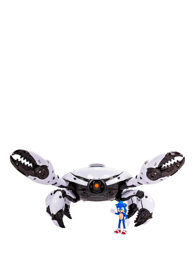 Sonic Crab Mech battle playset with 2.5-inch Sonic figure (British brand)