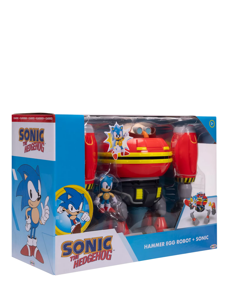 Sonic Hammer Egg Robot 9-inch playset - British product